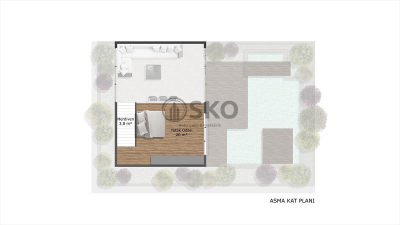Çift Katlı Hafif Çelik Yapı Bina 1.8